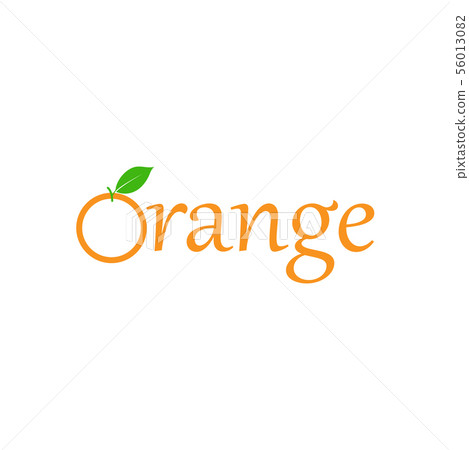 Orange Fruit Logo Design Template Vector Isolated Stock Illustration 56013082 Pixta