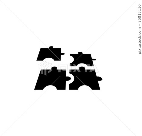 Puzzle icon graphic design template vector - Stock Illustration ...