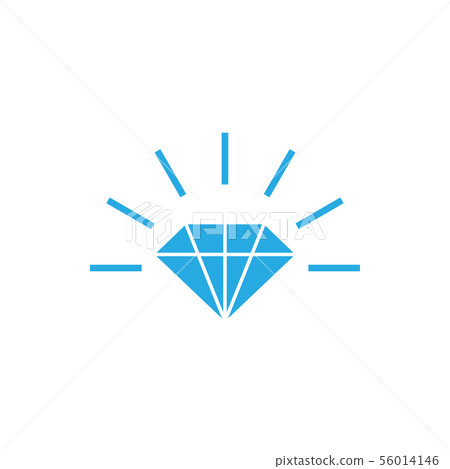 Diamond icon design template vector illustration Diamond icon design template vector illustration 56014146