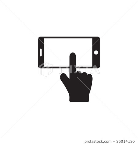 Touch mobile icon design template vector Touch mobile icon design template vector 56014150