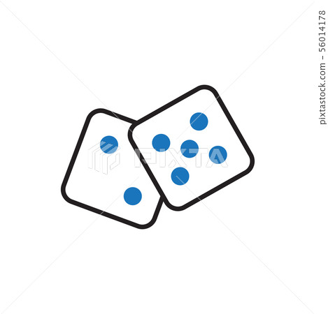 Dice icon graphic design template vector Dice icon graphic design template vector 56014178