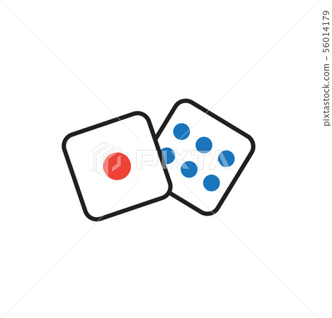 Dice icon graphic design template vector Dice icon graphic design template vector 56014179