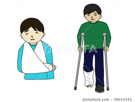 Fractured person 56014241