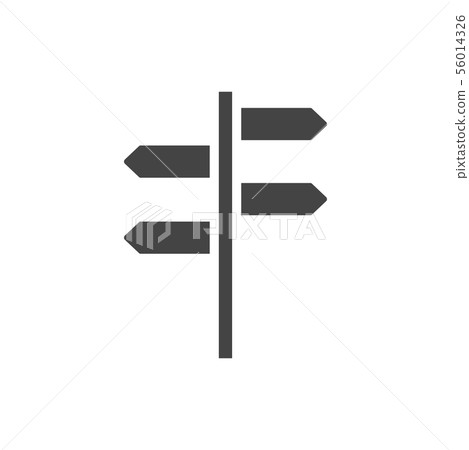 Signpost icon graphic design template vector 56014326