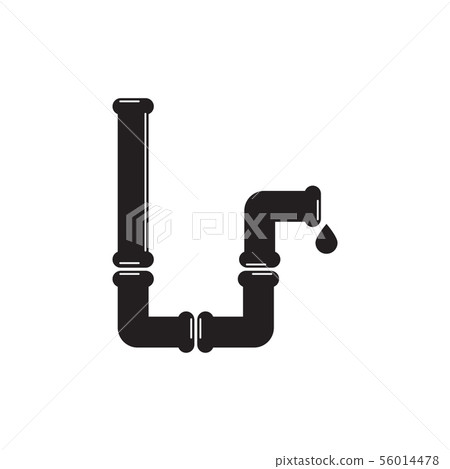 Pipe plumbing icon graphic design template vector 56014478