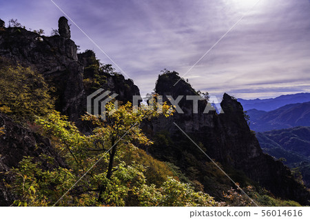 (Gunma Prefecture) Autumn from the Mt. Myogi / Fourth Ishimon Gate 56014616