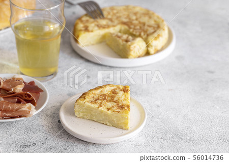 Tortilla, Spanish omelette background 56014736