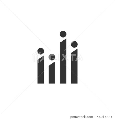 Analytics icon design template vector isolated - Stock Illustration ...