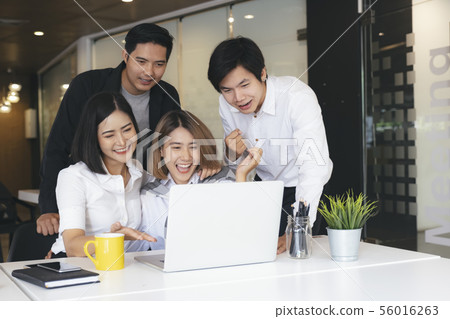 Young startups business people teamwork 56016263