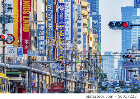 Osaka Nihonbashi cityscape Osaka Nihonbashi cityscape 56017228
