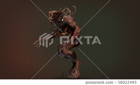 Predator mutant 3d render Predator mutant 3d render 56022493
