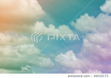 Colorful clouds in the sky. 56028173