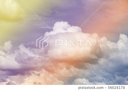 Colorful clouds in the sky. 56028178