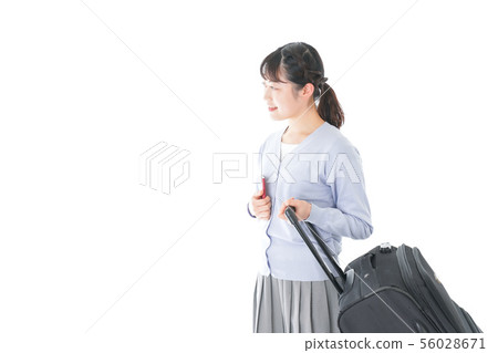 一位年輕的女士出國 一位年輕的女士出國 56028671