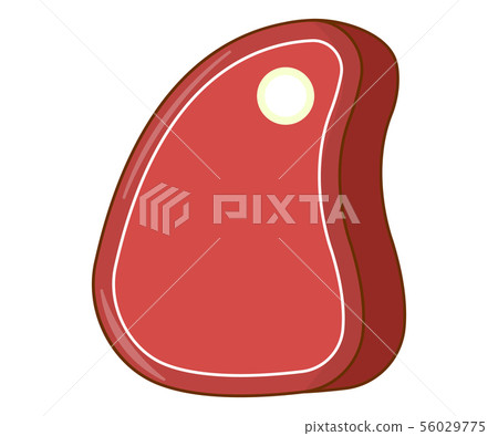 Meat Icon on white Background. Concept Food Label. 56029775