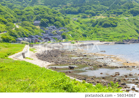 Scenery of the Sotoura coast in Wajima City, Monzen-cho, Wajima City, Ishikawa Prefecture 56034867