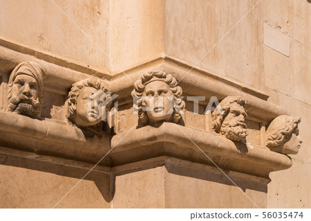Facade of the Cathedral of St.James, Sibenik Facade of the Cathedral of St.James, Sibenik 56035474