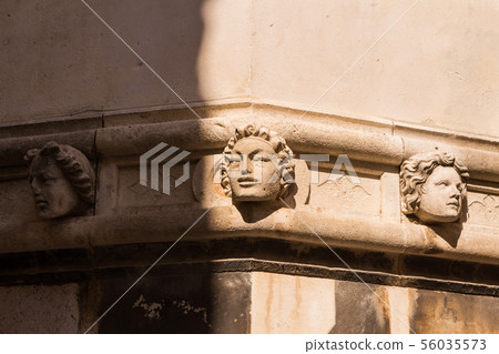 Facade of the Cathedral of St.James, Sibenik Facade of the Cathedral of St.James, Sibenik 56035573