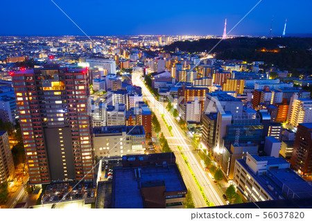 Sendai night view Sendai night view 56037820