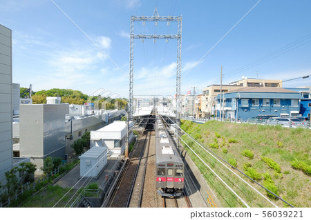 農村城市花園車輛8500系列離開Azamino站 56039221