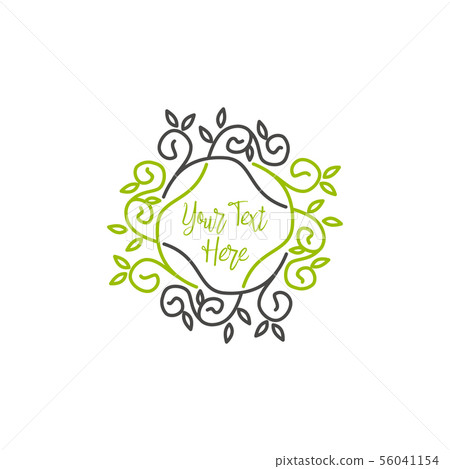 Abstract Emblem Blank Design Vector Template Frame Abstract Emblem Blank Design Vector Template Frame 56041154