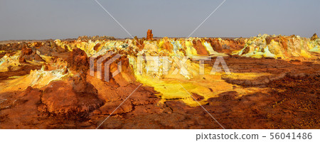 Dallol, Ethiopia. Danakil Depression Dallol, Ethiopia. Danakil Depression 56041486