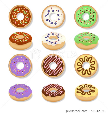 Glazed doughnut set Glazed doughnut set 56042199