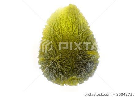 moldavite mineral isolated moldavite mineral isolated 56042733