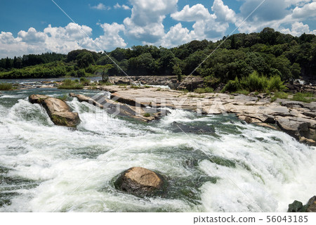 Current near the waterfall 56043185