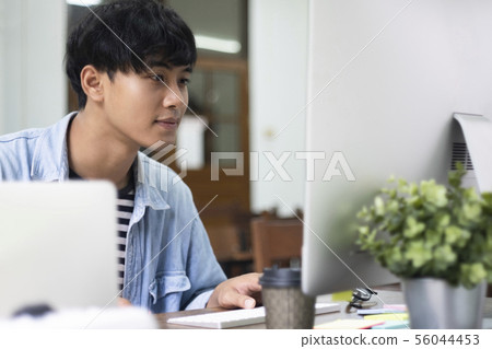 Programmers and developer teams are coding and Programmers and developer teams are coding and 56044453