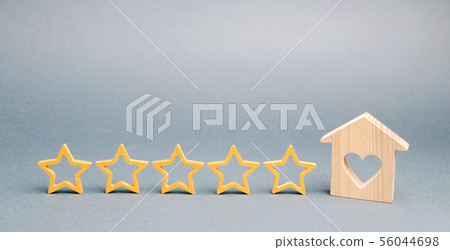Five stars and a wooden house Five stars and a wooden house 56044698