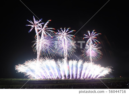 2019年Shinmei Fireworks Display Wide Star Mine 56044716