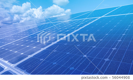 Renewable green energy power solar cell install on Renewable green energy power solar cell install on 56044908