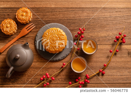 中秋節月餅蓋貝 中秋節月餅蓋貝 56046778