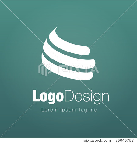 Vector abstract circle swirl logo design elements. Water wave Logo Template. Swirl lines Design Vector abstract circle swirl logo design elements. Water wave Logo Template. Swirl lines Design 56046798