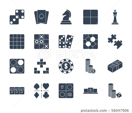 Esport and video game design icon set 56047906
