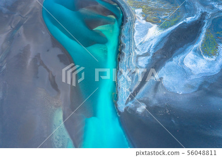 Amazing Nature, Aerial view of glacier Amazing Nature, Aerial view of glacier 56048811