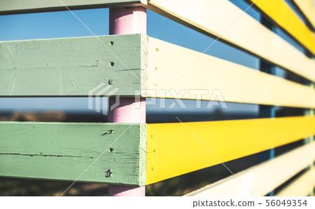 Yellow planks background. 56049354