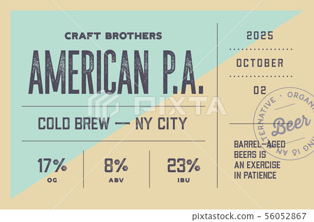 Vintage Minimal Label. Set of graphic modern vintage label 56052867