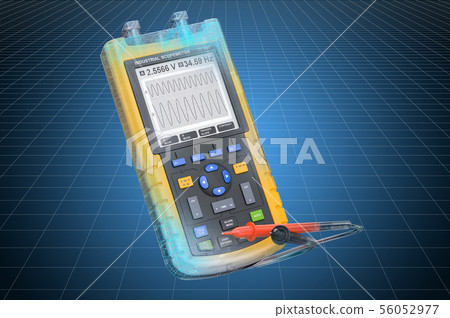 3d cad model of digital oscilloscope 3d cad model of digital oscilloscope 56052977