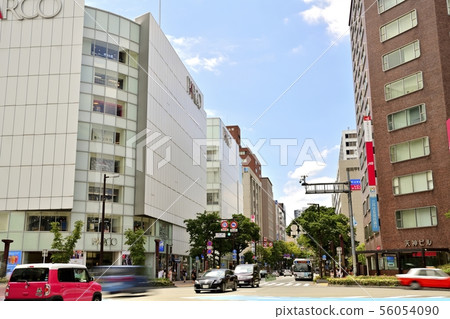 Cityscape of Tenjin, Fukuoka City 56054090