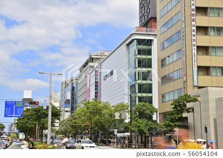 Cityscape of Tenjin, Fukuoka City 56054104