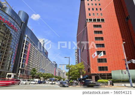 Cityscape of Tenjin, Fukuoka City Cityscape of Tenjin, Fukuoka City 56054121