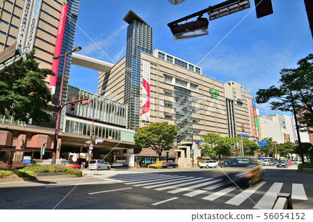Cityscape of Tenjin, Fukuoka City Cityscape of Tenjin, Fukuoka City 56054152