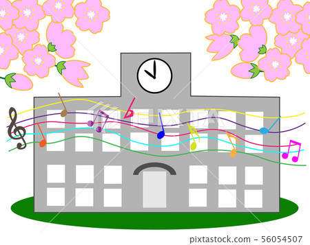 保育園 小學入學儀式和畢業典禮材料 插圖素材 圖庫