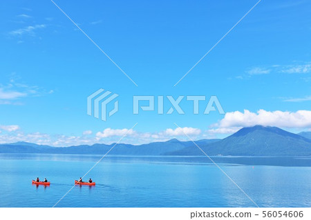 Shikotsuka of Hokkaido blue sky 56054606