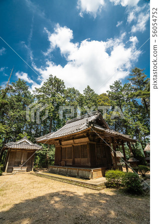 Hyogo prefecture summer countryside landscape and temple Hyogo prefecture summer countryside landscape and temple 56054752