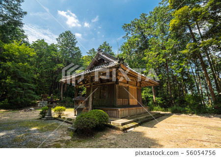 Hyogo prefecture summer countryside landscape and temple Hyogo prefecture summer countryside landscape and temple 56054756
