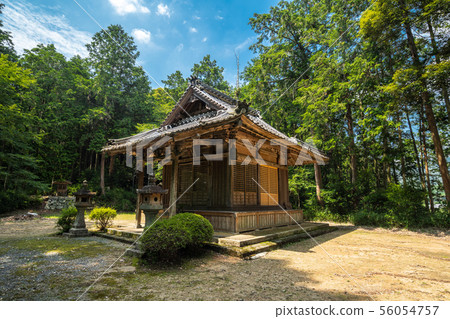 Hyogo prefecture summer countryside landscape and temple Hyogo prefecture summer countryside landscape and temple 56054757