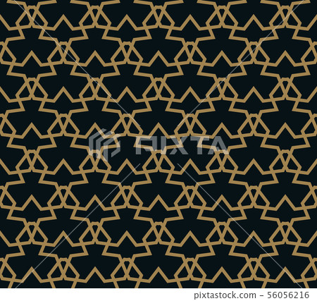 Vector seamless pattern. Modern stylish abstract Vector seamless pattern. Modern stylish abstract 56056216